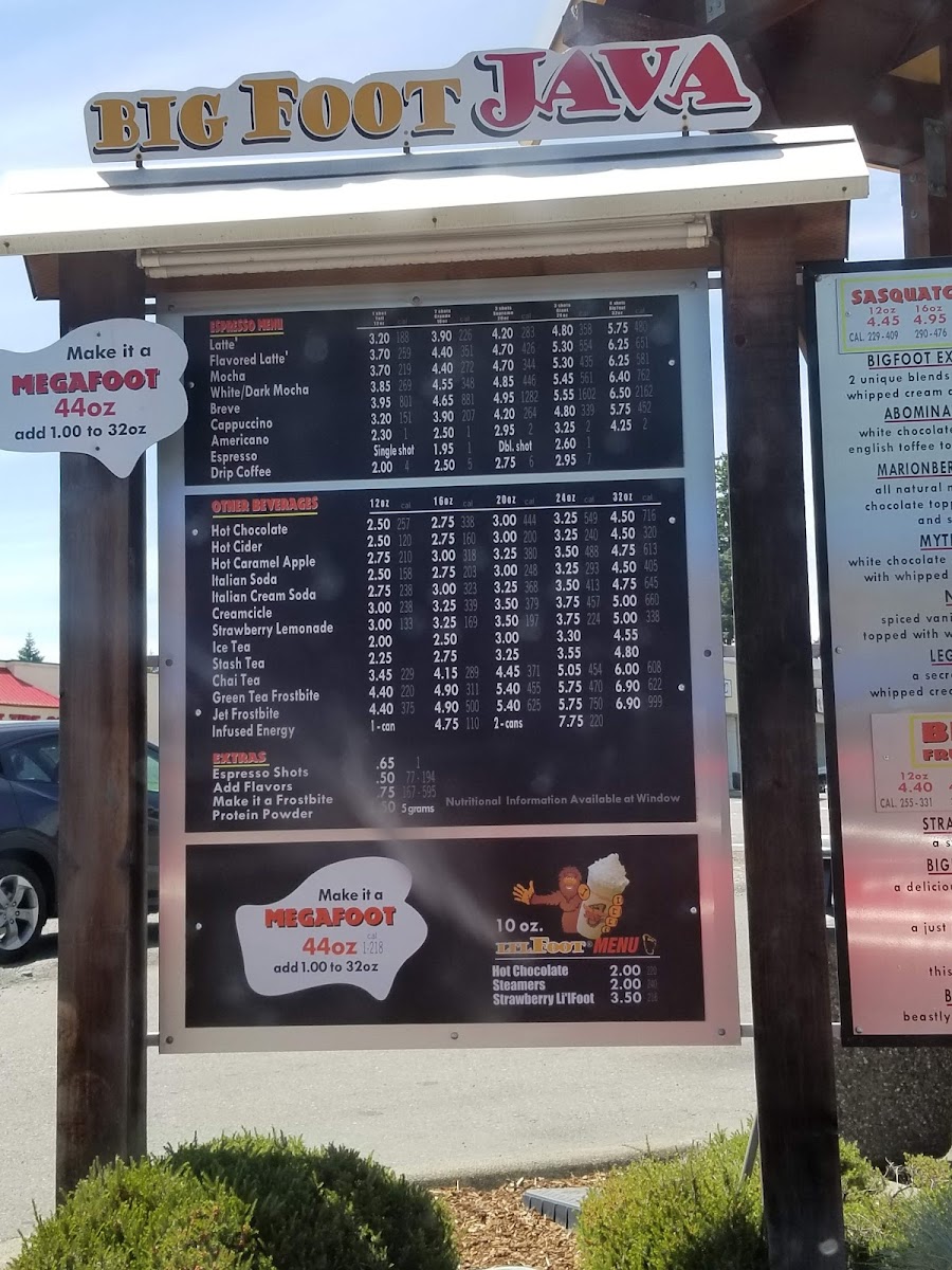 BigFoot Java Menu - Image 1